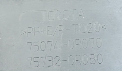 2019-2022 TOYOTA RAV4 LEFT DRIVER SIDE FRONT DOOR LOWER MOLDING