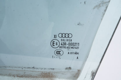 2011 - 2017 AUDI A8L WINDOW GLASS FRONT LEFT DRIVER SIDE DOOR  OEM