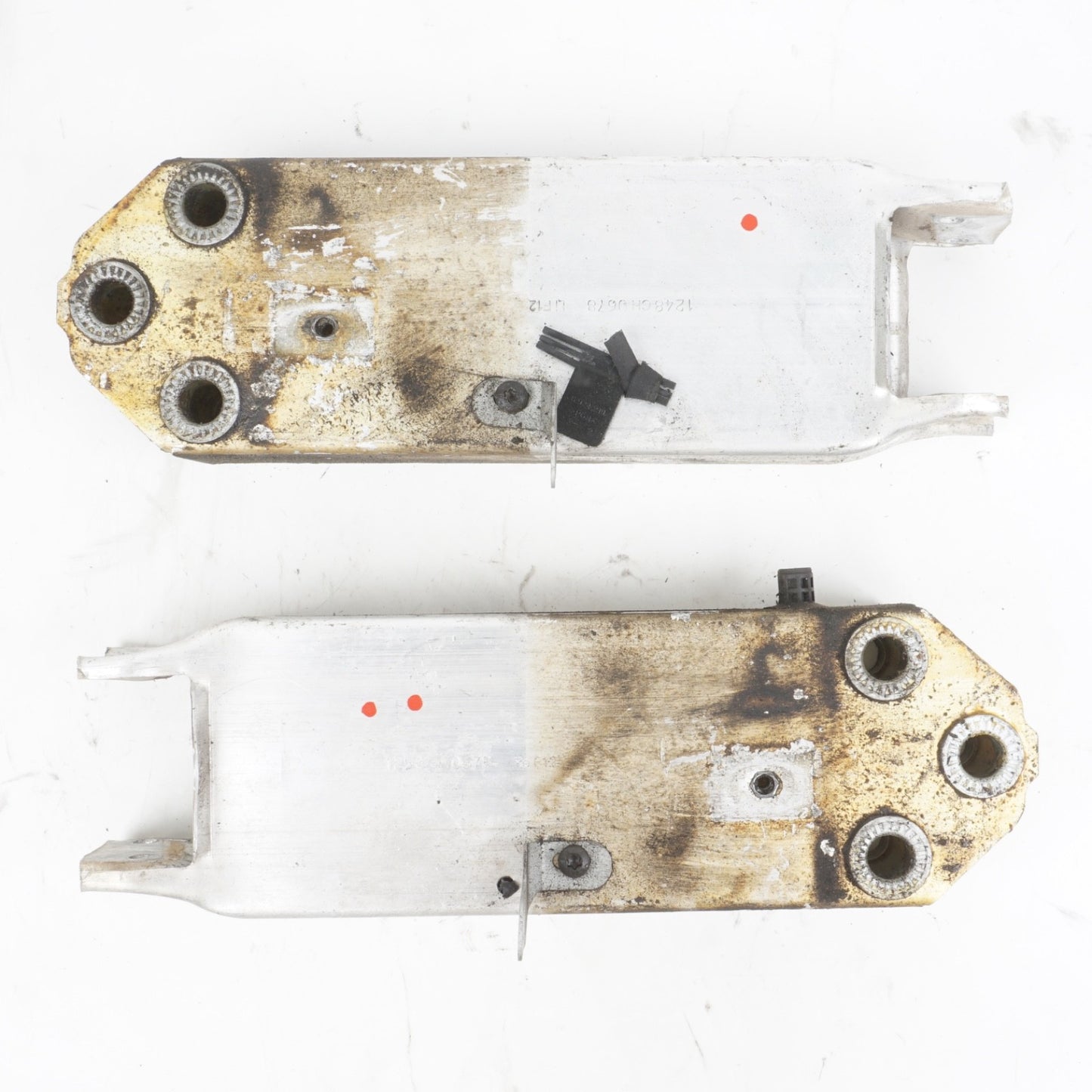 BMW F06 650i Front Left & Right Side Bumper Reinforcement Impact Bar Set OEM