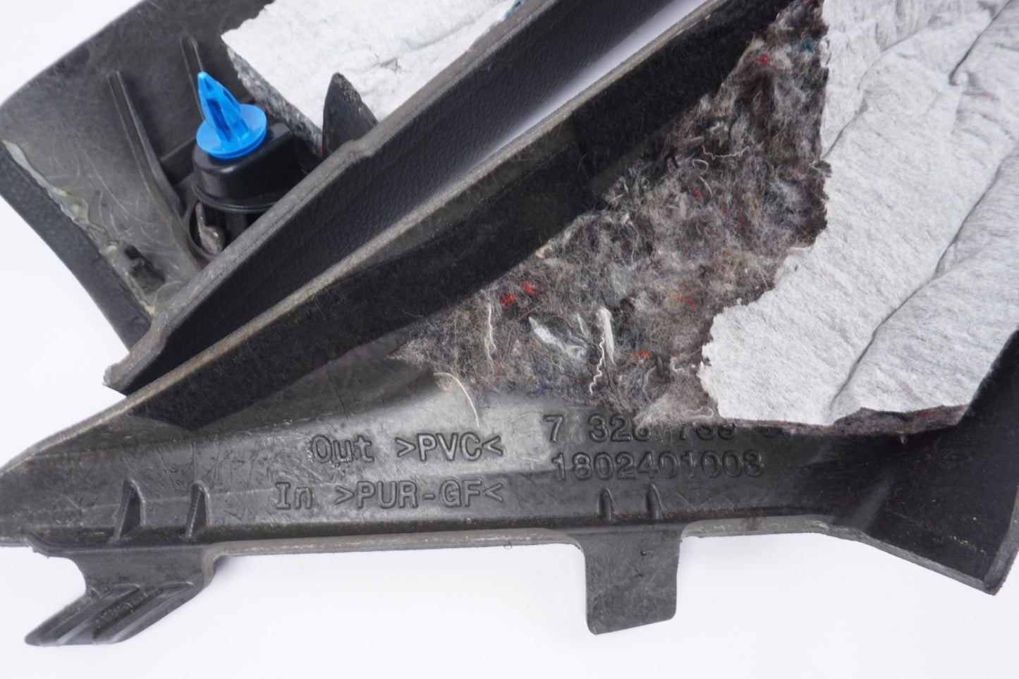 14-17 BMW 428I 435I CONVERTIBLE PAIR FRONT WINDSHIELD A PILLAR COVER TRIM