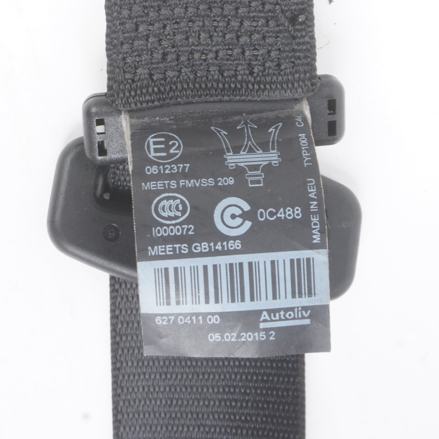 2014 - 2024 Maserati Ghibli Rear Center Seat Belt Retractor OEM