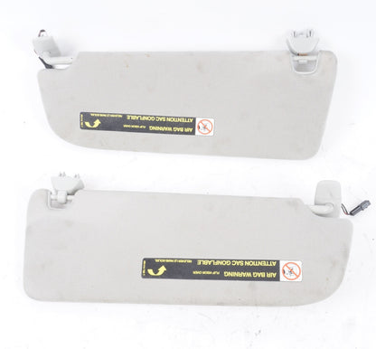 2012-2017 AUDI A7 LEFT RIGHT FRONT CLOTH SUN VISOR OEM SUNVISOR GRAY