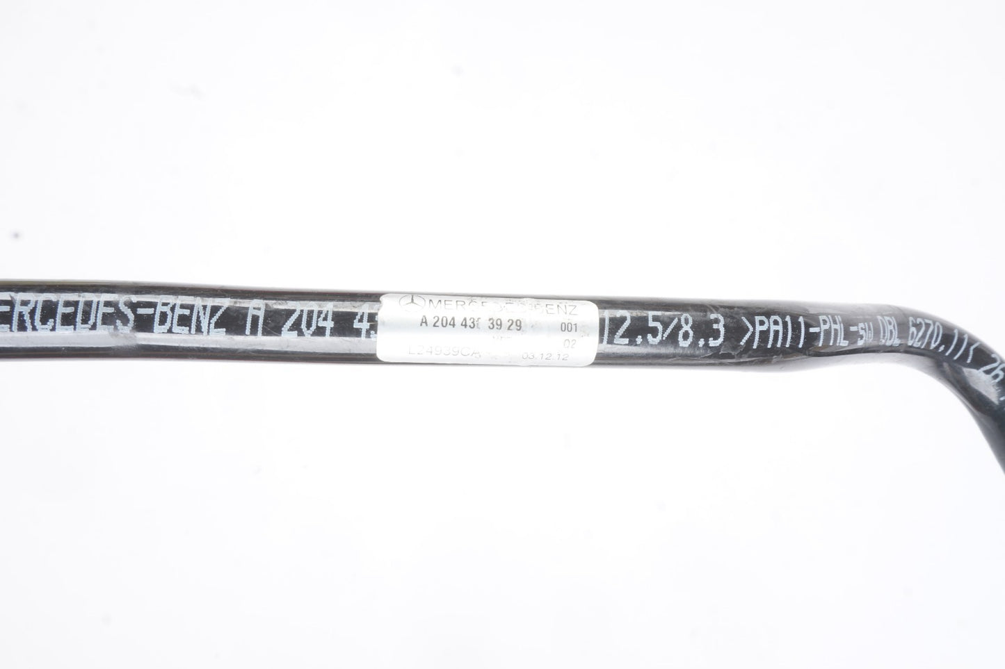 12-14 Mercedes W207 E350 Brake Master Cylinder Power Booster Line Hose OEM
