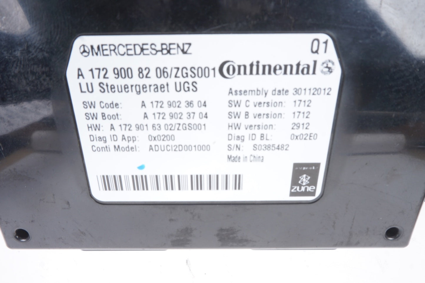 2012 - 2020 Mercedes W212 E350 Communication Control Module Unit OEM