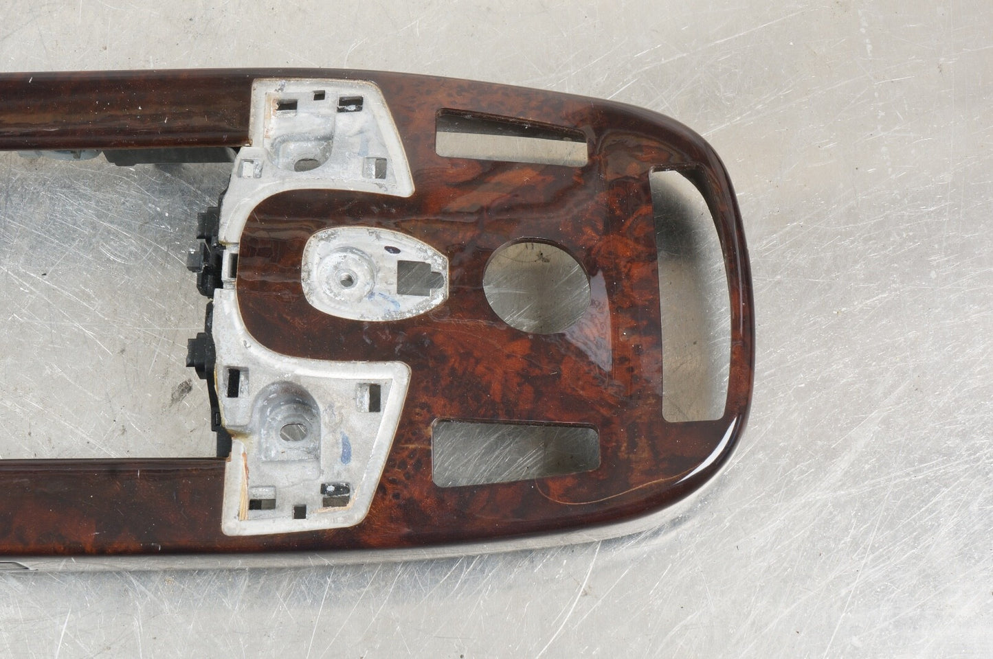 07-09 Mercedes W221 S450 S550 AMG Center Console Trim Bezel Wood 2216800234 OEM