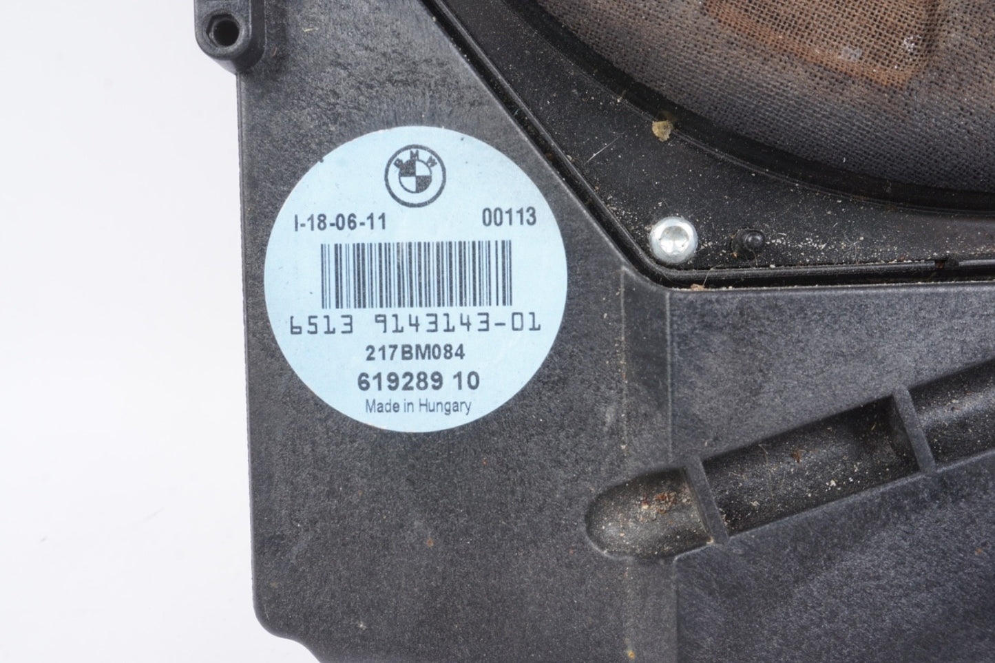 2011 2012 2013 BMW 328i 335i LEFT DRIVER DOOR SPEAKER 9143143-01 9144202