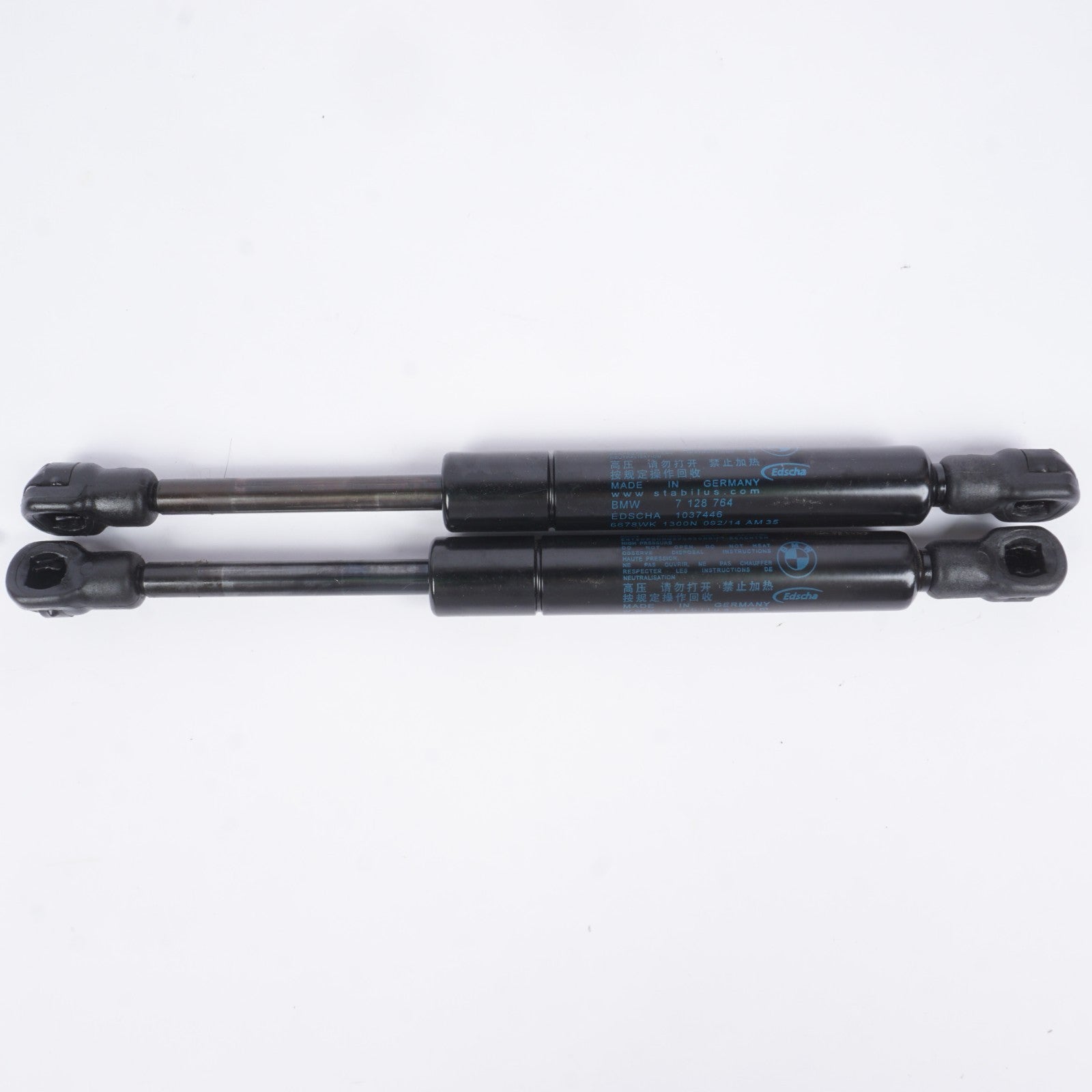 14-20 BMW 428 435 440 Convertible Top Rear Shock Set Of 2 OEM