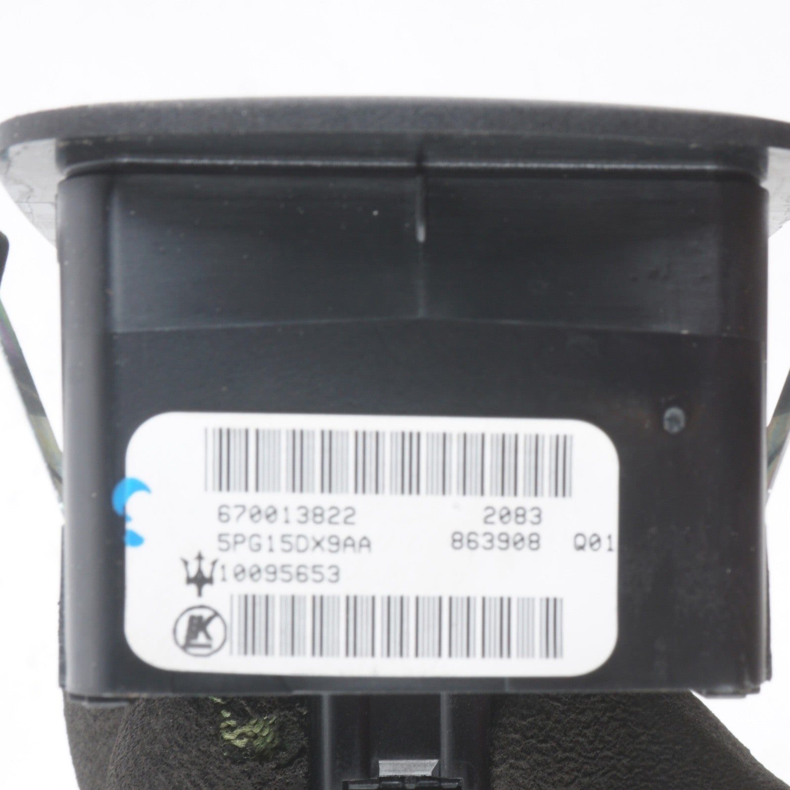 2014 - 2020 Maserati Quattroporte Rear Left Window Control Switch OEM
