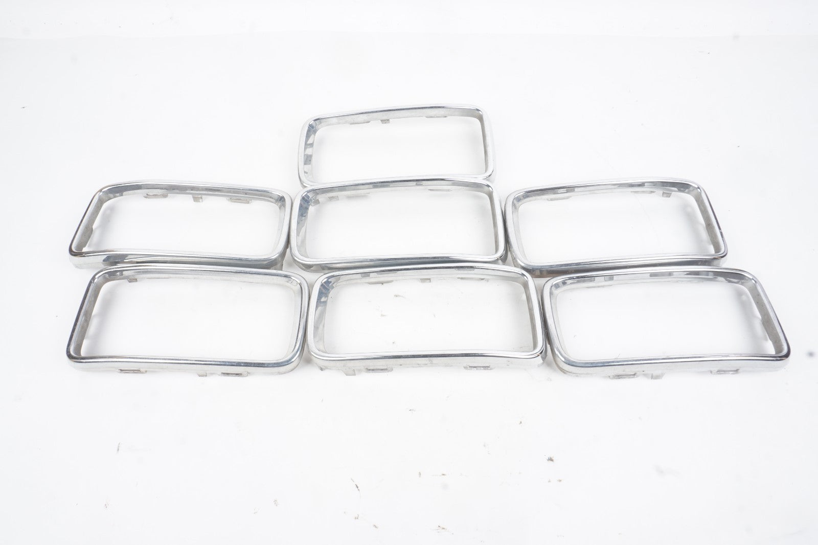 2019-2020 Jeep Renegade Front Grille Surround Bezel Chrome Set Of  7 OEM