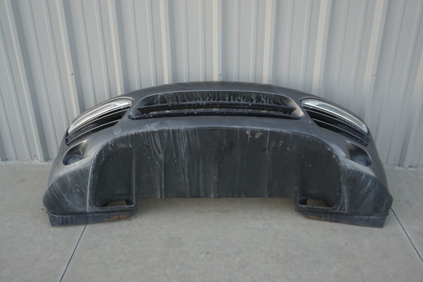 2011-2014 Porsche Cayenne 958 Front Bumper Cover Gray OEM