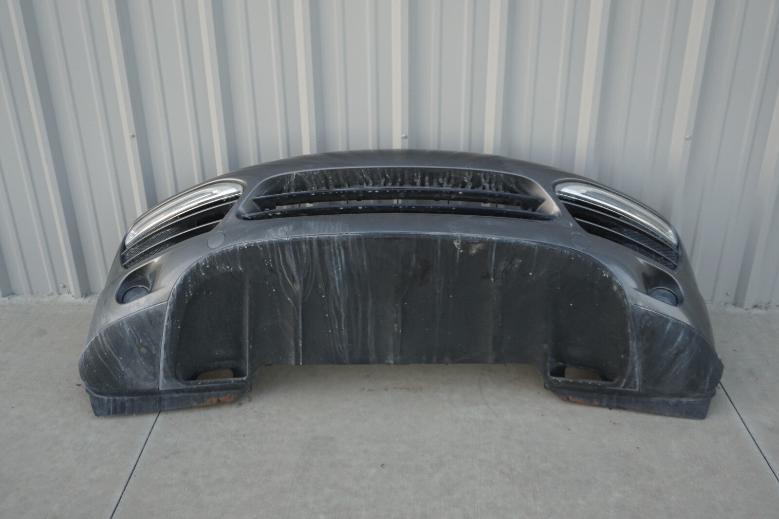 2011-2014 Porsche Cayenne 958 Front Bumper Cover Gray OEM