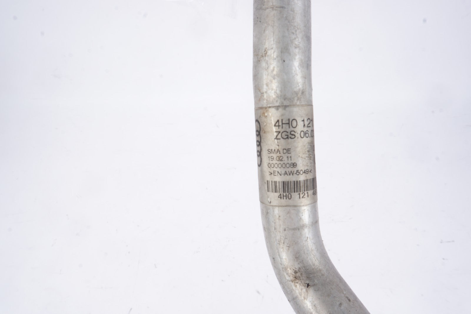 2011 - 2012 Audi A8 Quattro Rear Left Coolant Hose Tube Line OEM