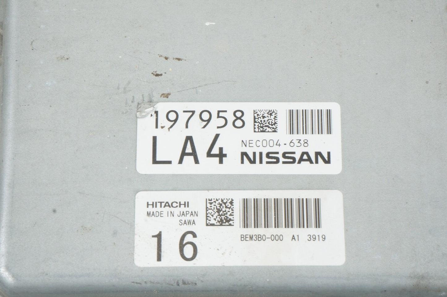 2012-2017 NISSAN QUEST ECM Engine Control Module 197958LA4