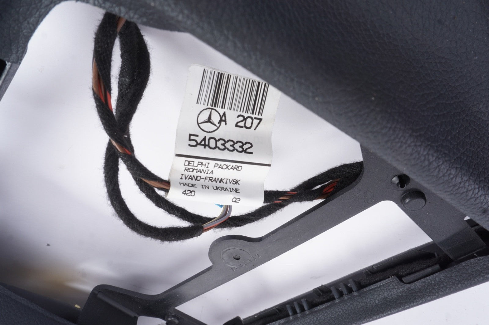 2010 - 2017 Mercedes E350 E400 E550 Convertible Upper Top Trim Black