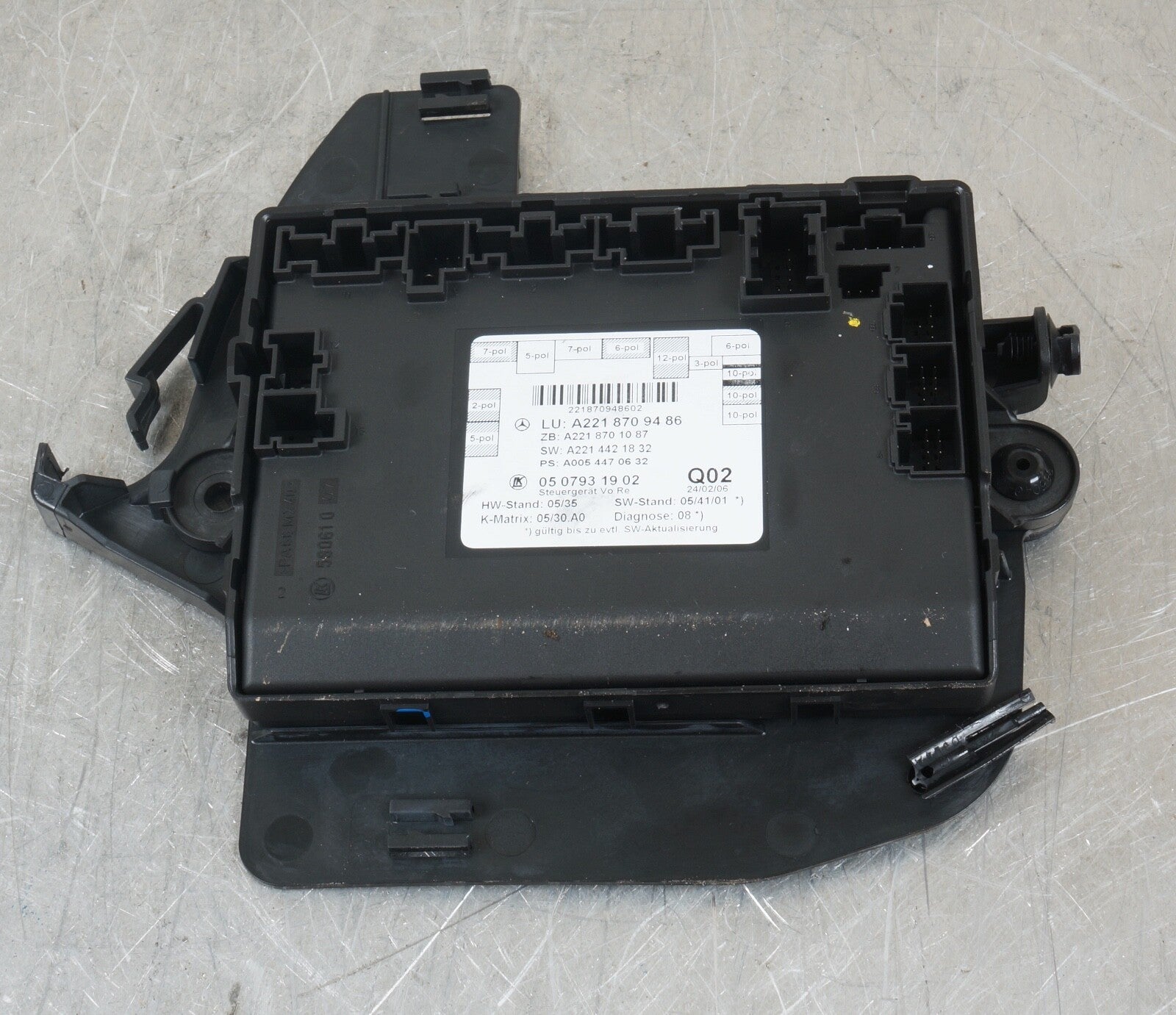 07-13 Mercedes W221 S600 S400 Rear Right or Left Side Door Control Module OEM