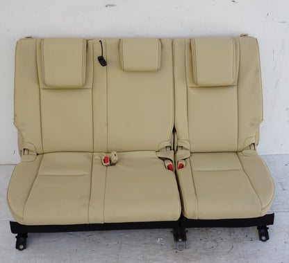2014 - 2016 TOYOTA HIGHLANDER OEM REAR 3RD ROW SEAT | BLACK LEATHER BEIGE