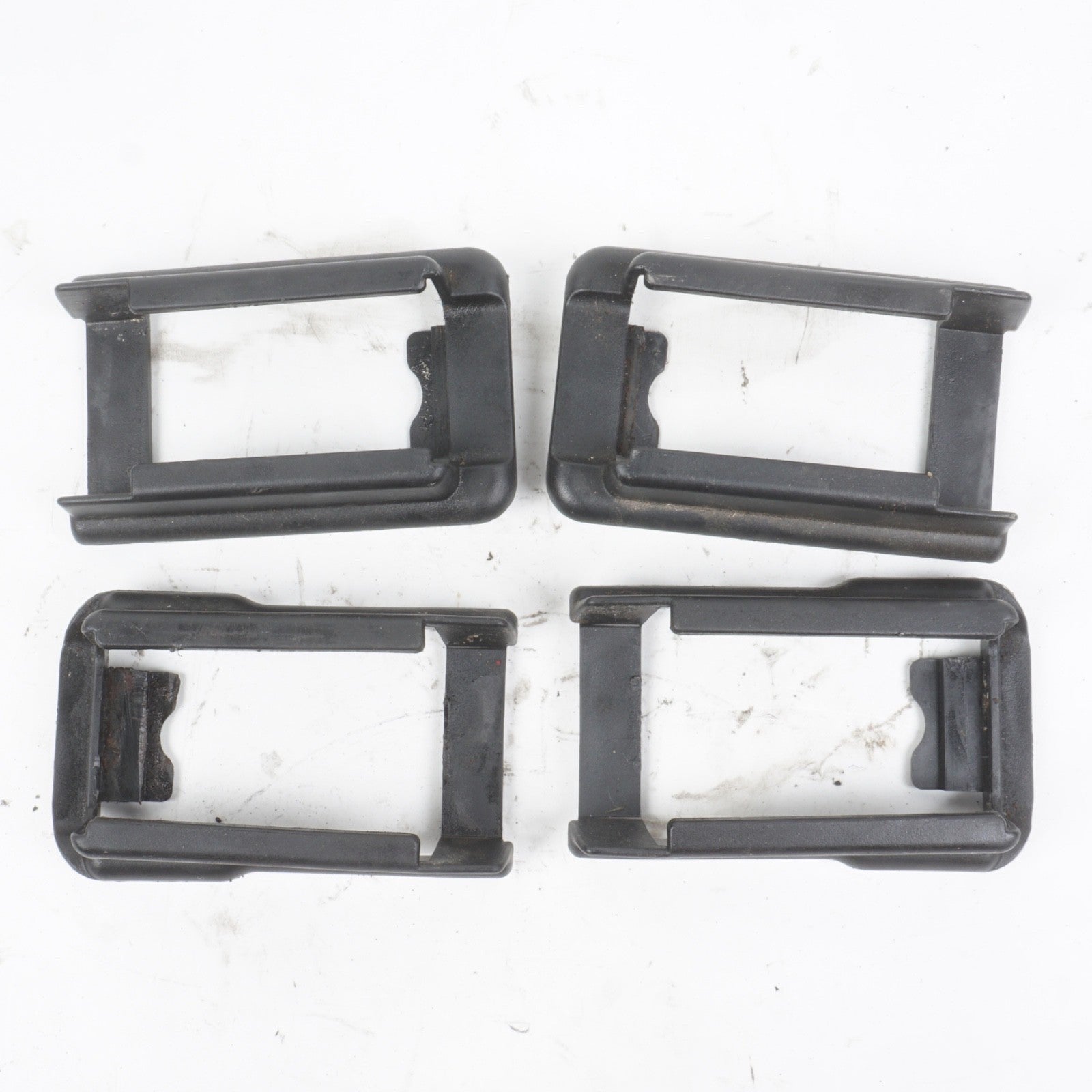 2014 - 2024 MASERATI GHIBLI FRONT RIGHT SEAT TRACK TRIM COVER SET OF 4 OEM