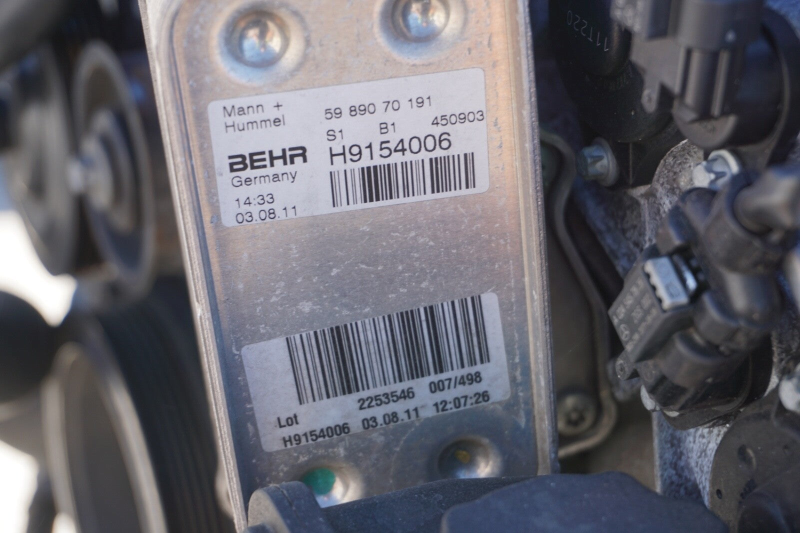 2012 MERCEDES C300 Engine 72k miles 3.0L RUNS GREAT  - TESTED