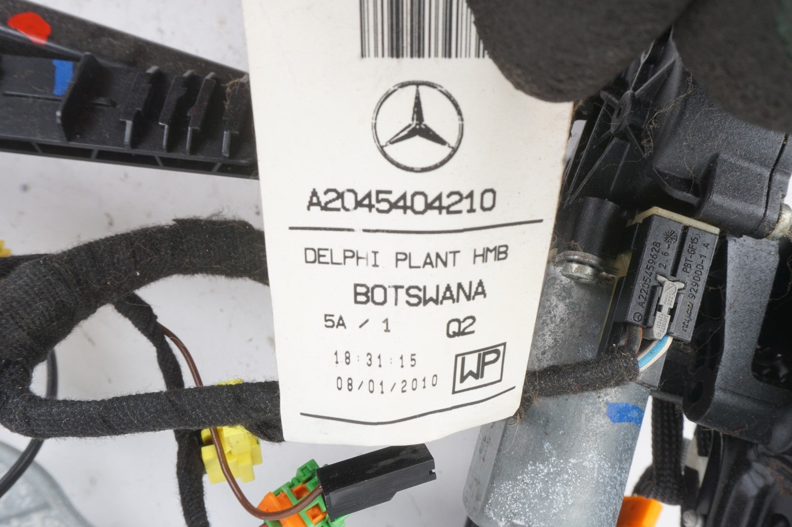 08-14 Mercedes W204 C300 GLK350 Front Right Seat Rail Track Frame & Motors OEM