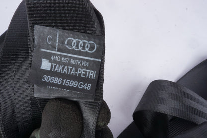 2013-2018 AUDI S8 - REAR Center SEAT BELT Retractor 4H0857807K Black