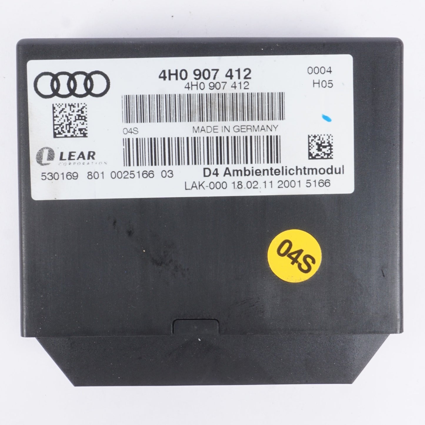 11-18 Audi A8L Quattro Comfort Control Keyless Entry Control Module Oem