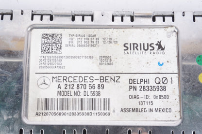 11 - 17 Mercedes X166 GL450 SLK250 E350 E550 Sirius Satellite Radio Receiver OEM