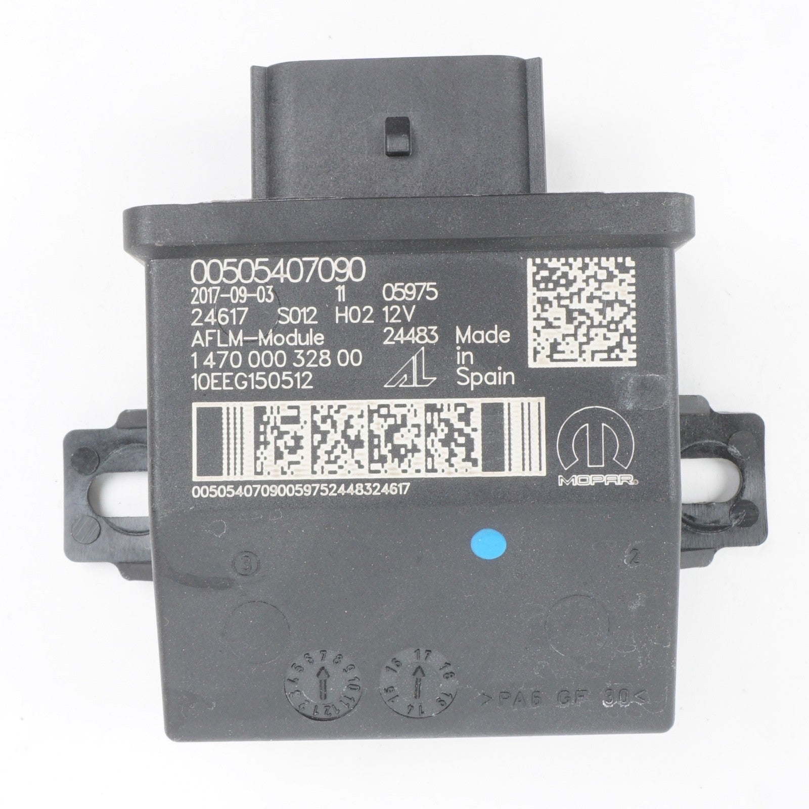 2018 - 2025 ALFA ROMEO STELVIO HEADLIGHT LEVELING CONTROL MODULE OEM 00505407090