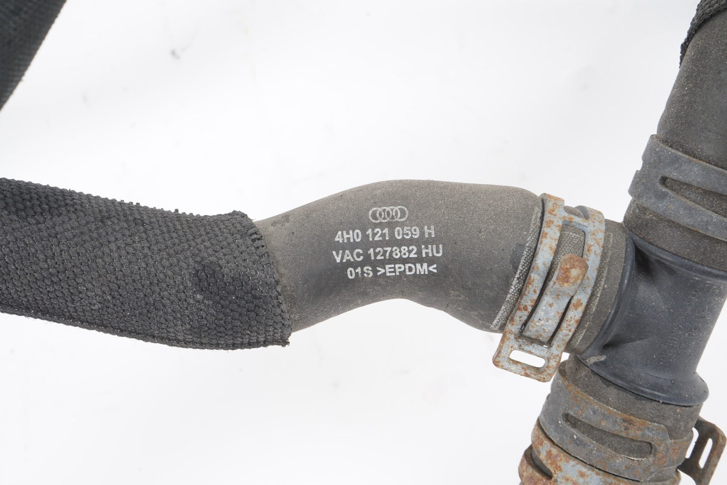 11-14 AUDI A8L A8 3.0L ENGINE COOLANT HOSE LINE PIPE  OEM