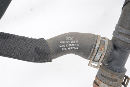 11-14 AUDI A8L A8 3.0L ENGINE COOLANT HOSE LINE PIPE  OEM