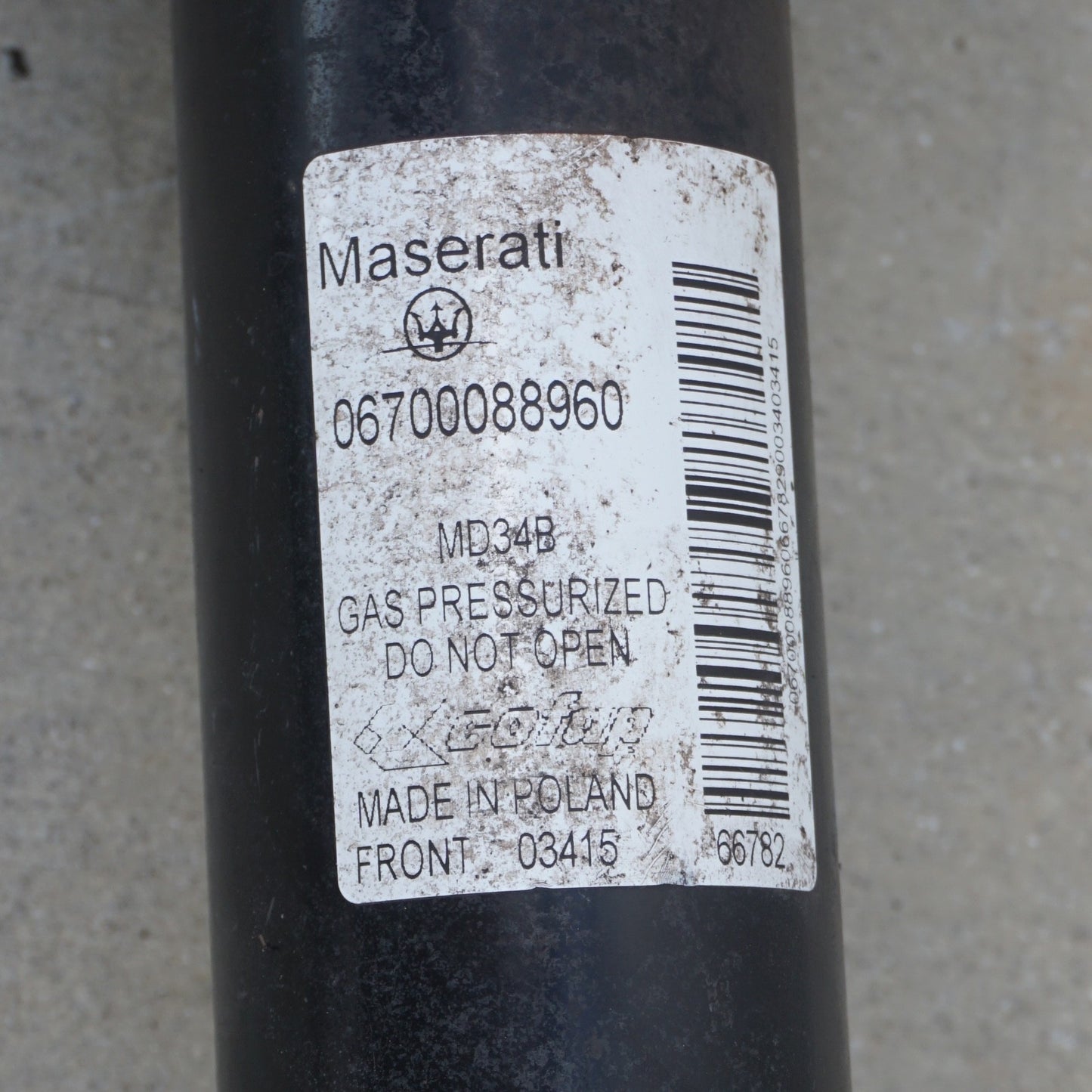 2014 - 2020 Maserati Ghibli Front Left Shock Absorber Spring Strut OEM
