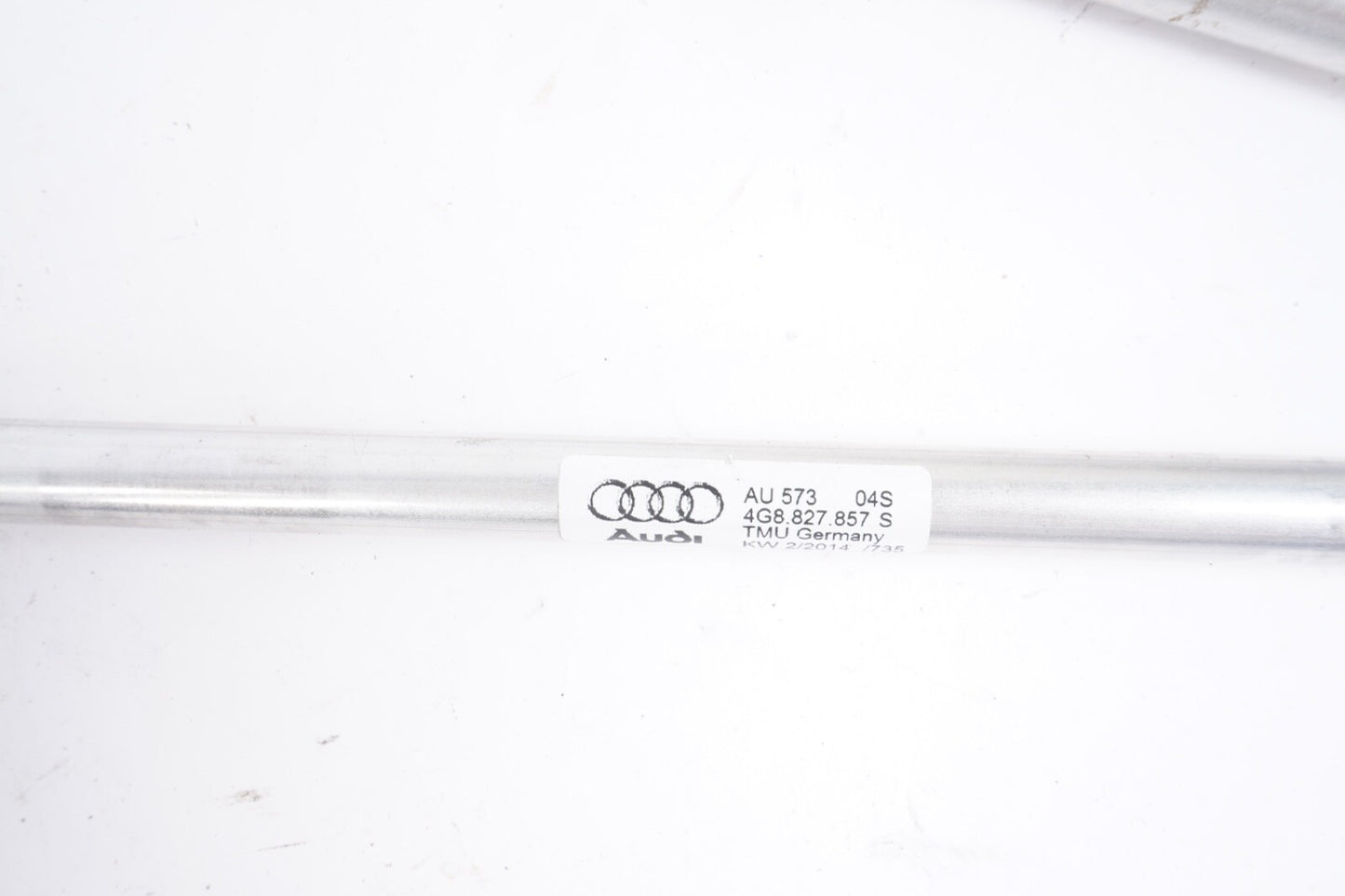 2012-2018 AUDI A7 REAR TRUNK LEFT DRIVER SIDE SHOCK STRUT BRACKET 4G8827857S OEM