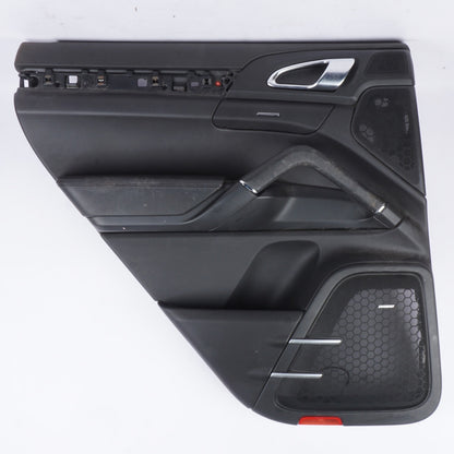11-18 Porsche Cayenne S 958 Rear Left Driver Side Interior Door Panel Oem