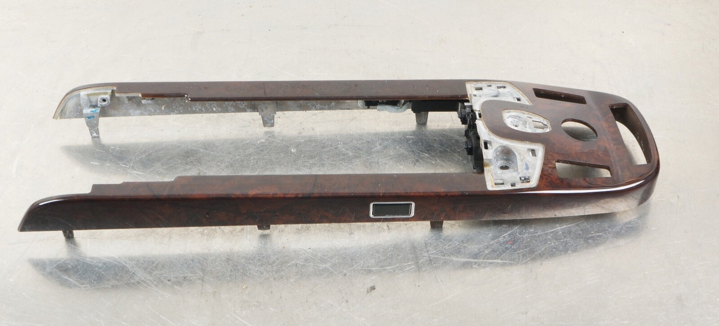 07-09 Mercedes W221 S450 S550 AMG Center Console Trim Bezel Wood 2216800234 OEM