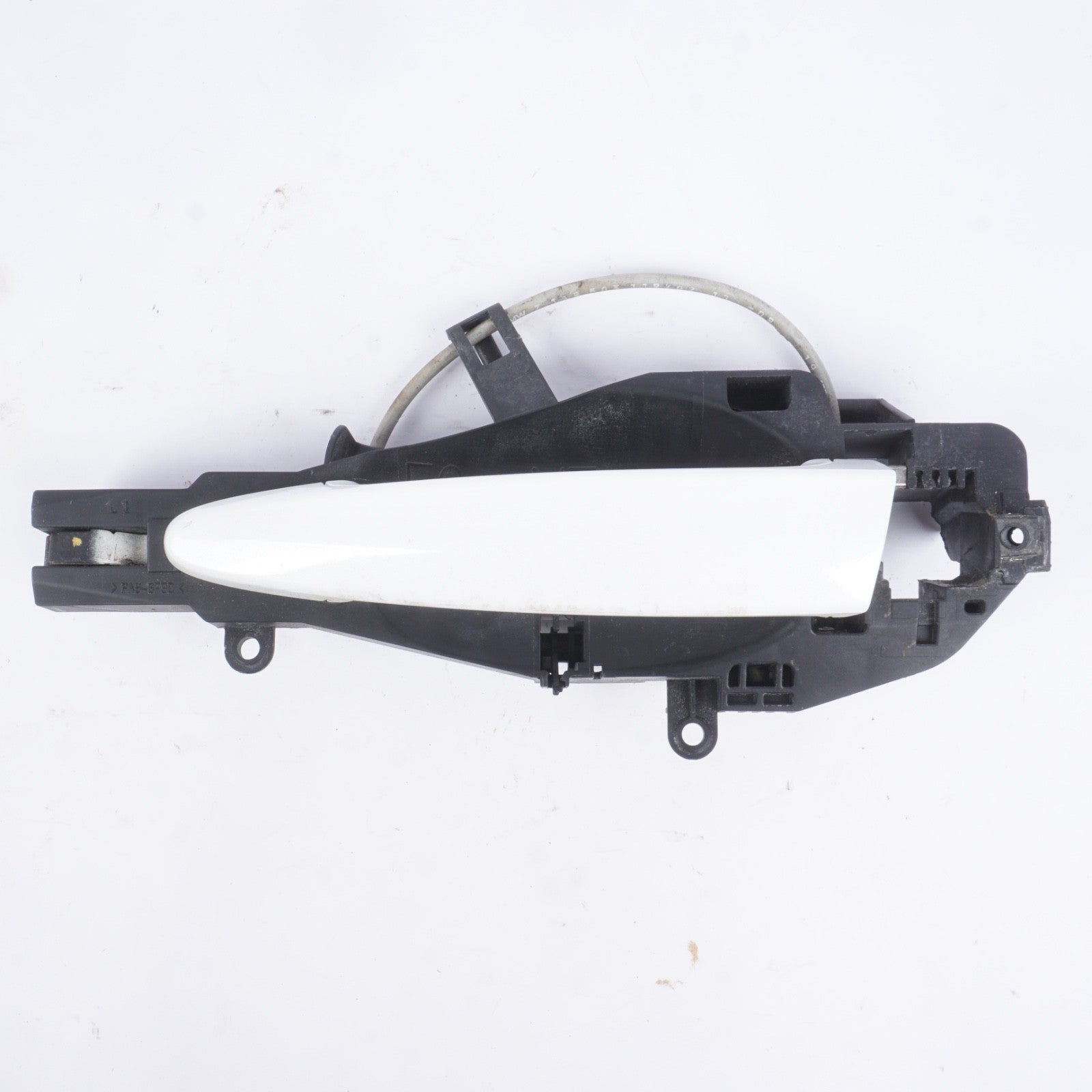 2007-2013 BMW 328i COUPE DRIVER LEFT DOOR HANDLE OEM USED WHITE