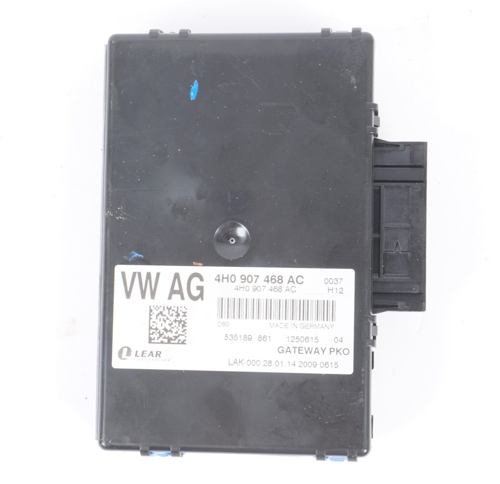 12-14 AUDI A8L A8 Gateway Control Module 4H0907468AC OEM
