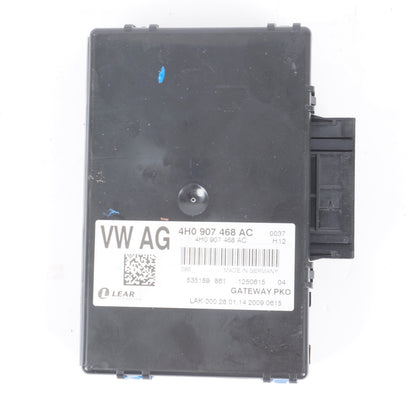 12-14 AUDI A8L A8 Gateway Control Module 4H0907468AC OEM