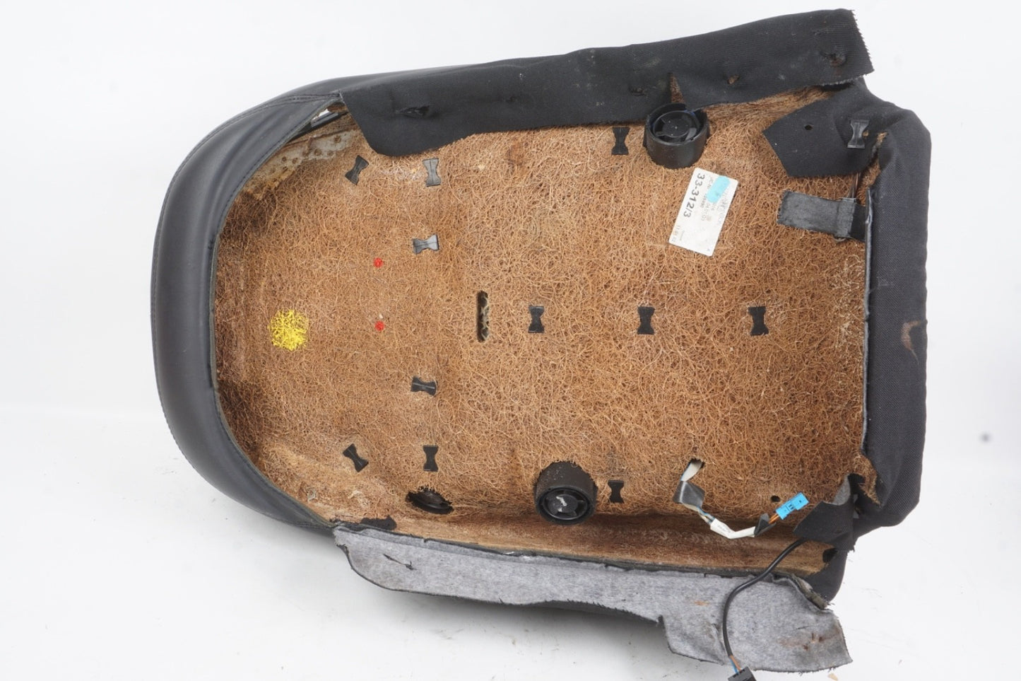 03-08 MERCEDES R230 FRONT RIGHT SEAT LEATHER UPPER BACKREST CUSHION OEM