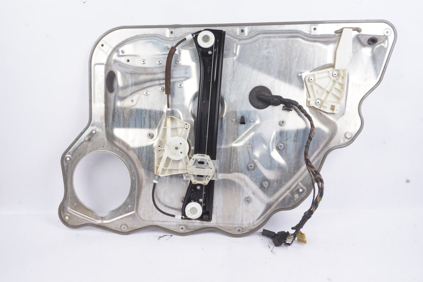 2007-2013 MERCEDES S550 W221 REAR LEFT DOOR WINDOW REGULATOR W/ CARRIER OEM