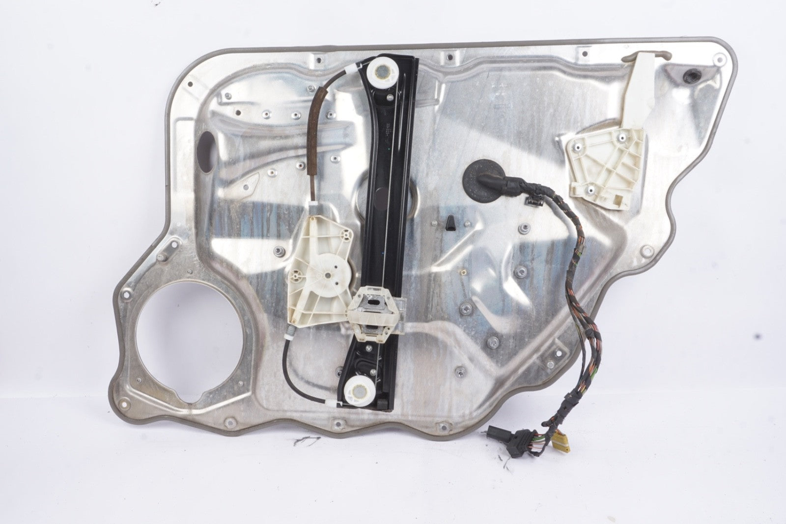 2007-2013 MERCEDES S550 W221 REAR LEFT DOOR WINDOW REGULATOR W/ CARRIER OEM