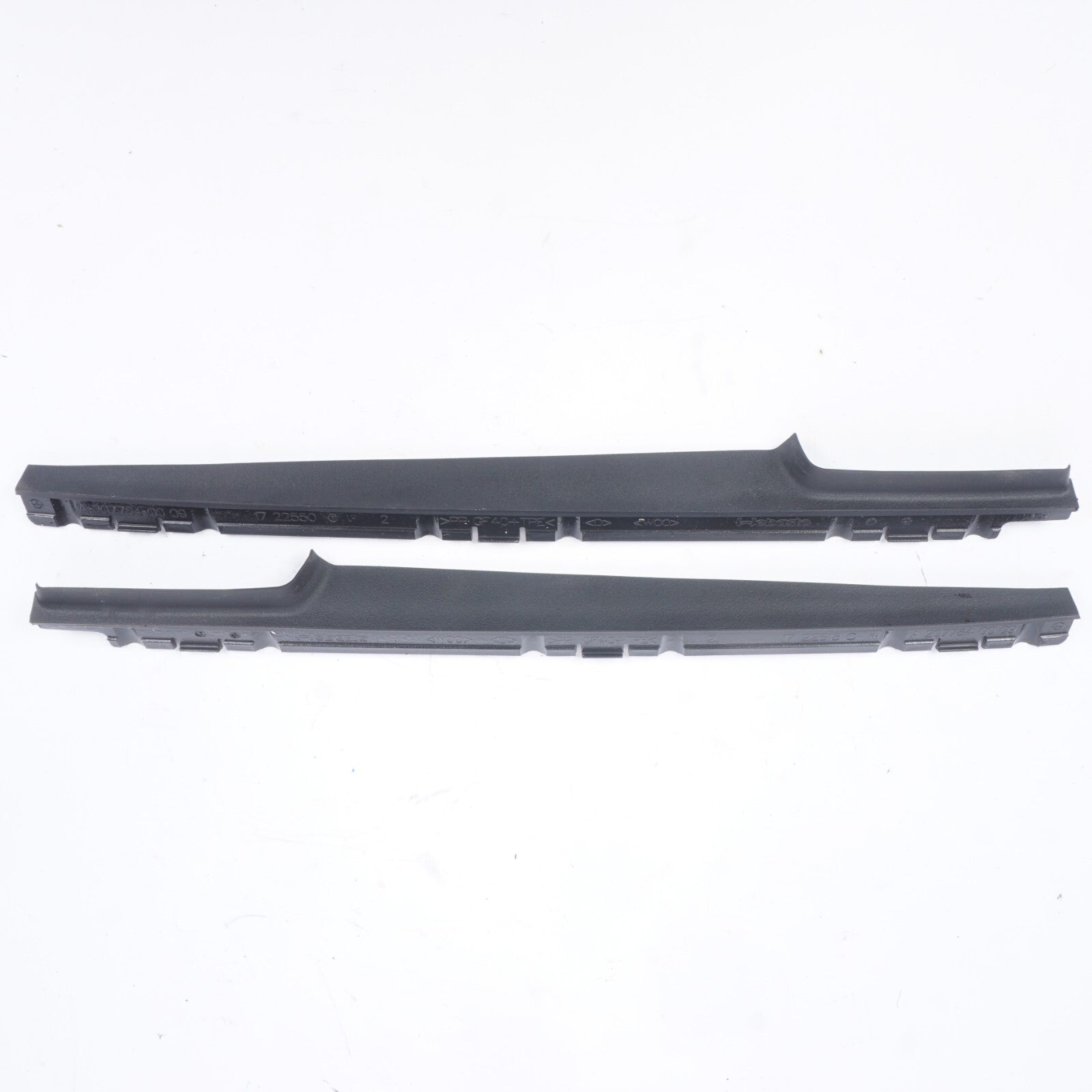 10-17 Mercedes W207 E350 E550 Coupe Panoramic Sunroof Rail Frame Trim 2Pcs OEM