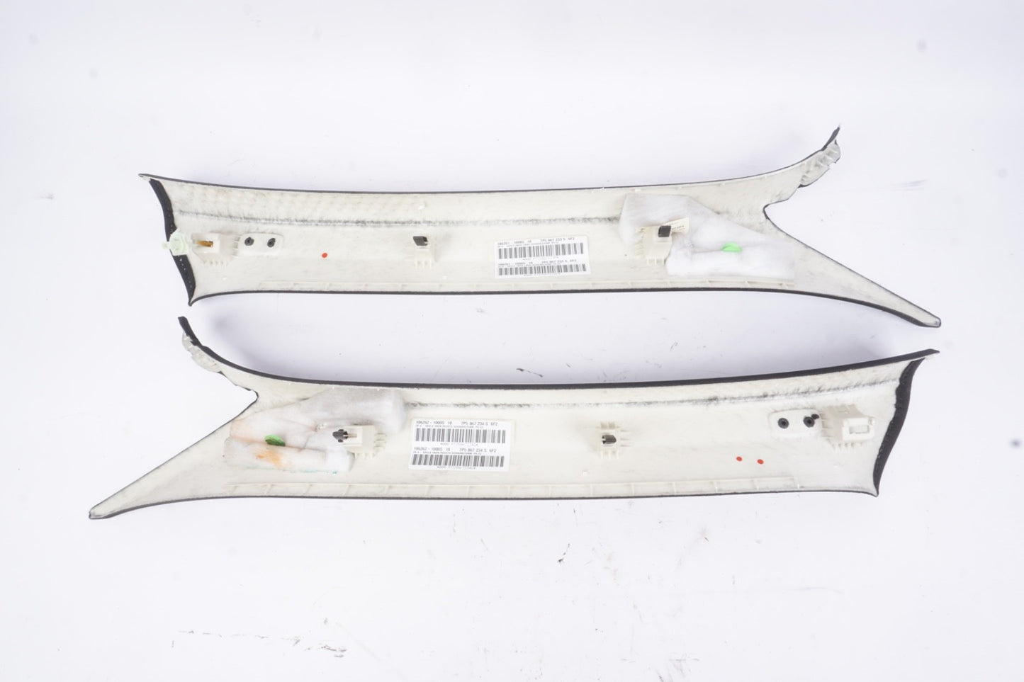 11-18 Porsche Cayenne 958 OEM Front Left & Right Upper A Pillar Trim Panel