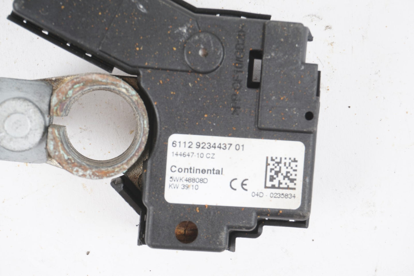 2010-2017 BMW 550I GT F07 TRUNK NEGATIVE BATTERY CABLE TERMINAL   OEM