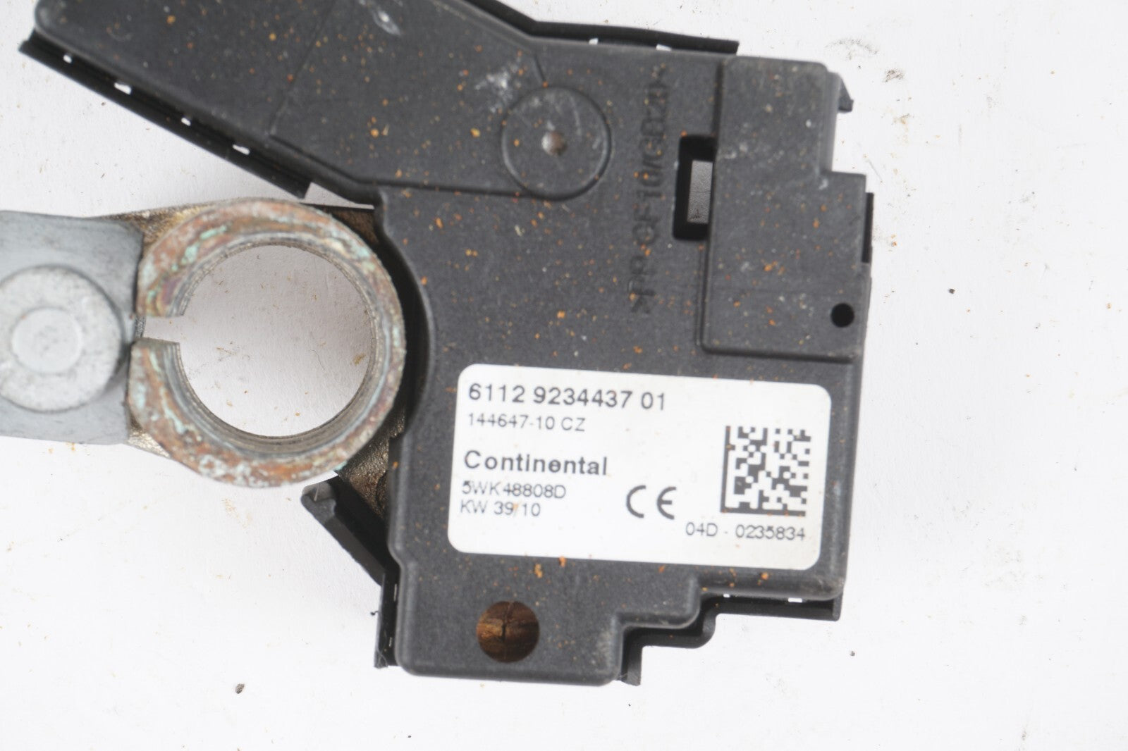 2010-2017 BMW 550I GT F07 TRUNK NEGATIVE BATTERY CABLE TERMINAL   OEM