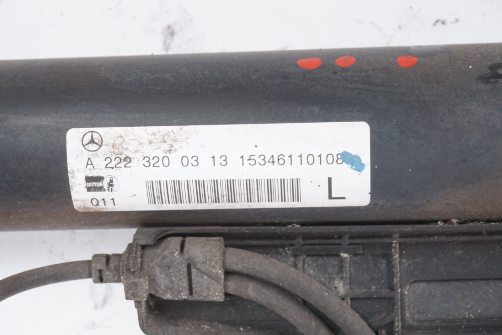 14-17 Mercedes S550 W222 RWD Rear Left Driver Sid Air Suspension Shock Strut OEM