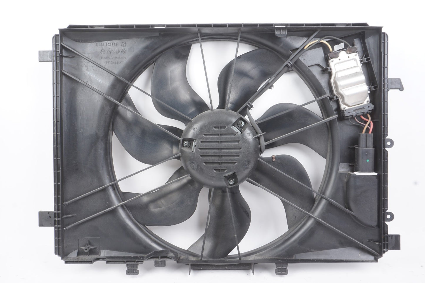 08-20 Mercedes W212 E350 C250 Engine Radiator Cooling Fan Motor Assembly OEM