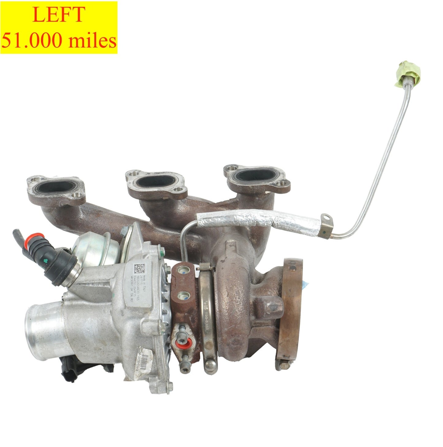 2014 - 2017 MASERATI QUATTROPORTE 3.0L TURBOCHARGER TURBO LEFT DRIVER SIDE OEM