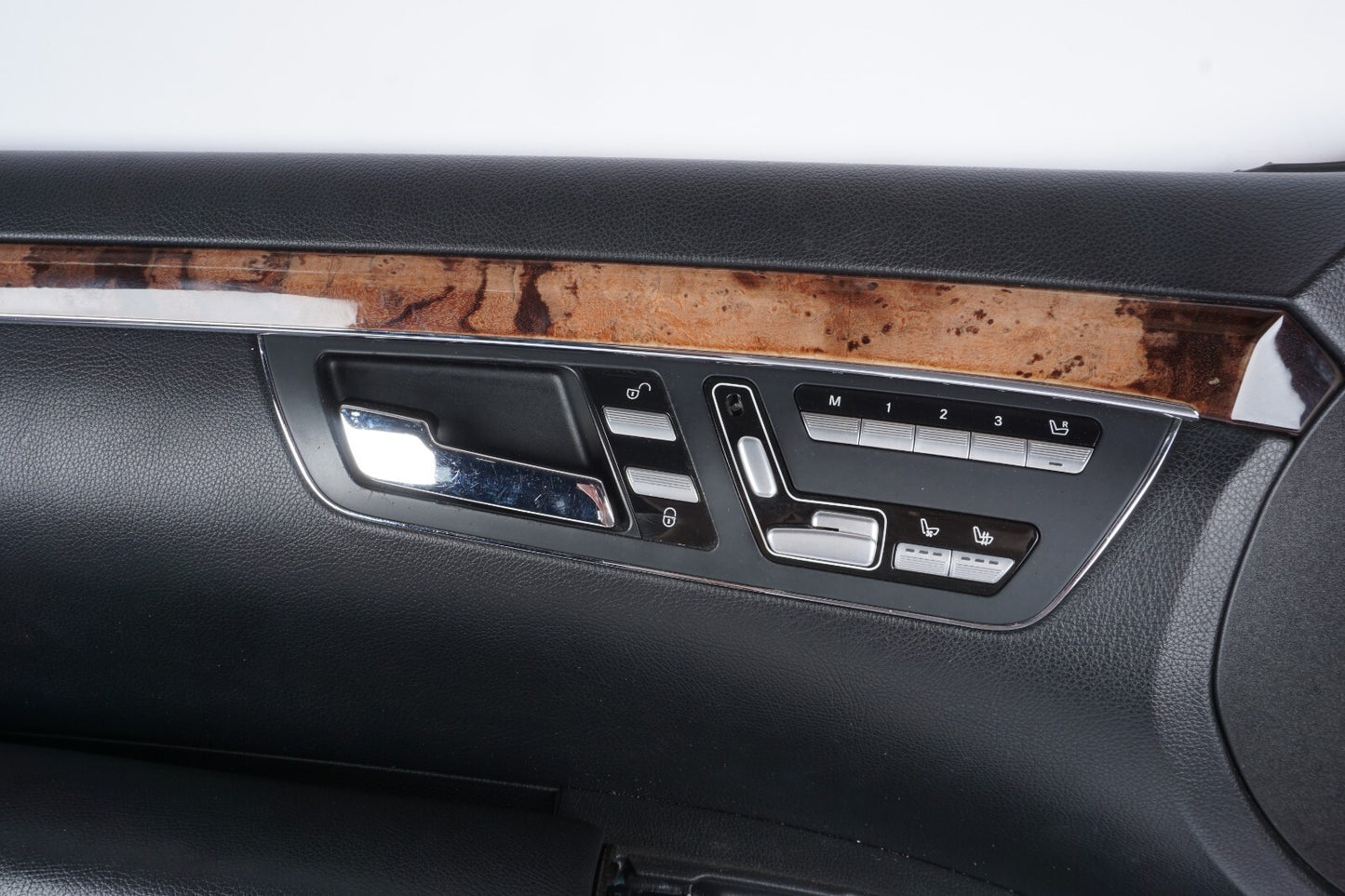 07-09 Mercedes W221 S550 S600 S63 AMG Front Left Driver Door Panel Trim OEM