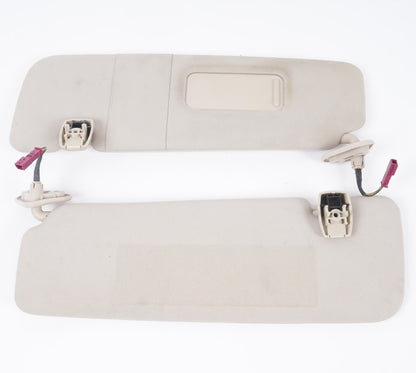 12-18 OEM BMW F06 F13 640 650 M6 Left Right Side Sun Visor Alcantara GRAY SET