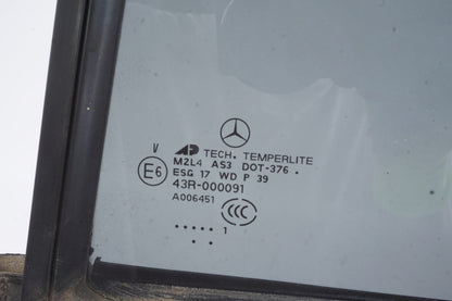06-11 Mercedes W164 ML350 ML63 AMG Rear Left Side Fixed Privacy Window Glass OEM
