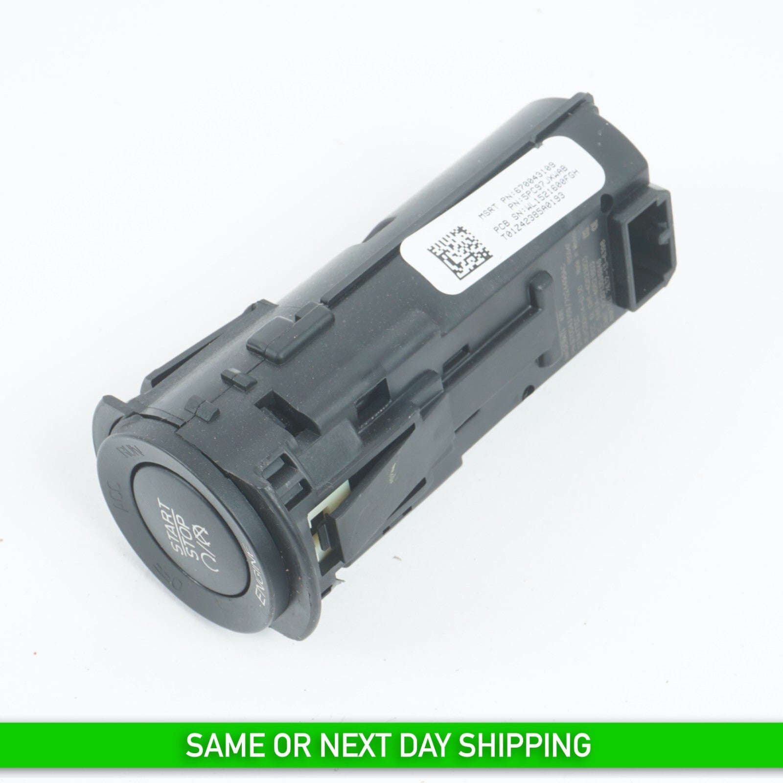 14-17 MASERATI QUATTROPORTE ENGINE START STOP IGNITION BUTTON 670043109  OEM